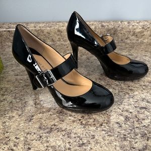 Gianni Bini Black Patent Mary Janes